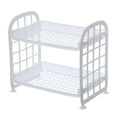 thumbnail image 1 of Desktop Storage Rack Organizer Double-Layer Cosmetic Stationery Storage Holder Table Sundries, 1 of 5