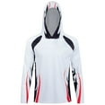 thumbnail image 2 of Men's Hooded UPF 50+ Sun Protection T Shirts Long Sleeve Athletic Fishing Shirts, 2 of 8