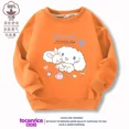 thumbnail image 5 of Suéter con estampado de dibujos animados para niños y niñas, jersey de moda Kawaii, cuello redondo, sudaderas con capucha sueltas, Sanrios, Cinnamoroll, Kuromi, 5 of 5