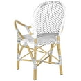 thumbnail image 5 of Safavieh Hooper Outdoor Stacking Arm Chair, Set of 2 - Grey/White, 5 of 10