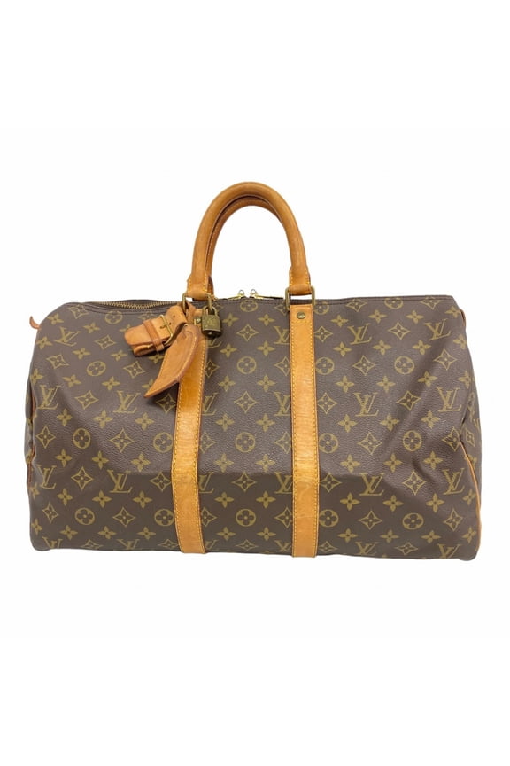 Pre-Owned Louis Vuitton Bags - Boston Monogram Keepall 45 M41428 Brown Men's & Women's