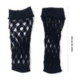 thumbnail image 3 of Women's Elegant Lace Ankle Socks Hollowout Fishnets Rhombus Pattern Short Socks Sheer Ruffle Frilly Mesh Socks Hosiery, 3 of 9