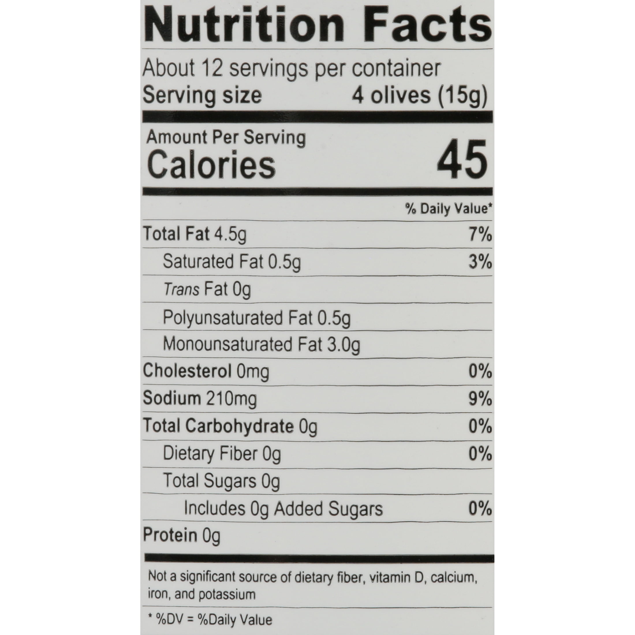 Mario Mediterranean Pitted Kalamata Olives, 6.5 oz, 6 Pack