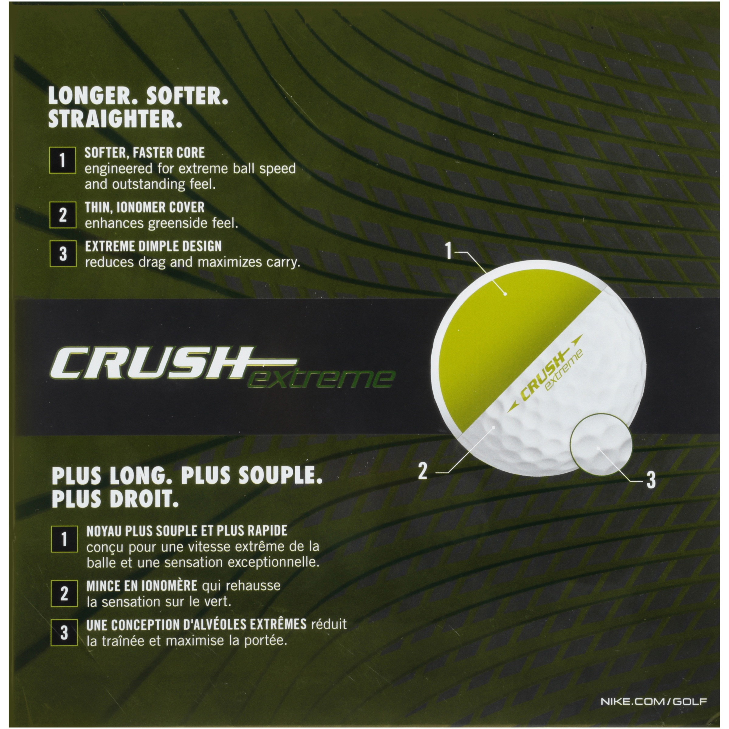 Nike Golf Crush Extreme Golf Balls, 12 Pack - image 3 of 4