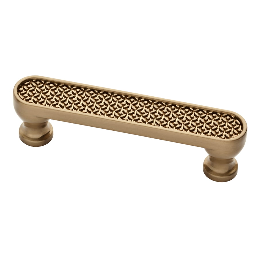 Ornately Detailed Champagne Bronze Pull 3"