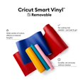 thumbnail image 2 of Rollos Vinyl Cricut Smart, removibles, color menta, 3 unidades, de 3 pies (13 x 36), 2 of 6