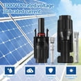 thumbnail image 4 of Muyoka Conector solar 30A 1000V IP67 Conector de cable de panel solar a prueba de agua Conector macho hembra ignífugo para AWG10 AWG11 AWG12 AWG13 AWG14 Cable de panel solar Muyoka Hogar, 4 of 6