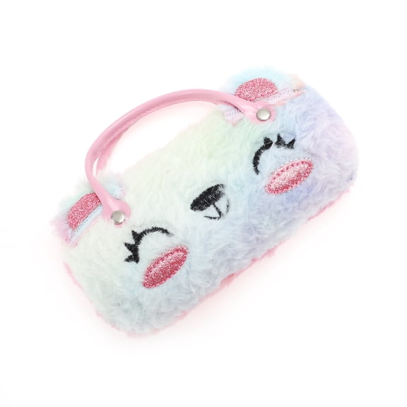 Unique Bargains Smiling Bears Eyeglasses Case Eyeglasses Storage 6.69"x3.15"x2.17" Assorted Color