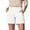 White, variant on Sngxgn Women's Hiking Cargo Shorts Summer Travel Shorts for Women with Pockets for Outdoor Walking(Black,M)