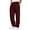 Red1, variant on Men's Casual Pants Hop Solid Color Track Lace Up Workout Pants with Pocket for Comfortable Style and Performance