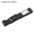 thumbnail image 2 of Unique Bargains Luggage Strap Suitcase Belt with Buckle, Combination Lock, 2Mx5cm Adjustable PP Travel Packing Accessory Black, 2 of 6