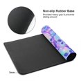 thumbnail image 3 of Kdxio Blue Skull Daisy Print Large Gaming Mouse Pad,Non-Slip Base,Water Resist Keyboard Pad for Gamer,Office & Home,29.5 x 15.8 in, 3 of 6