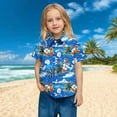 thumbnail image 6 of OGLCCG Boys Hawaiian Shirts Short Sleeve Summer Beach Button Down Aloha Luau Shirts for Kids Casual Tropical Shirt with Pocket 2-15 Years, 6 of 7