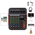 thumbnail image 1 of Console de Mixage Numérique Mixeur Alimenté en Métal Mixeur Audio avec Prise pour Enregistrement Studio et Diffusion en Continu en Direct, 1 of 8