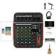thumbnail image 5 of Audio Mixer Sound Board, 4 Channel Digital Mixing Console Metal US Plug AC100-240V With Plug For Recording ANGGREK Professional Mixing Console, 5 of 8