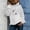White, variant on POTETI Hoodies for Women Plus Size Casual Long Sleeve Hooded Sweatshirts Pullover Tops