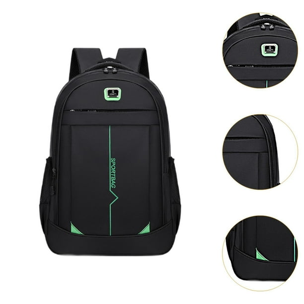 Mochila para ordenador portatil bolsa de viaje grande para ir de compras escalada senderismo viaje con mochila verde negro Walmart en linea