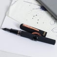thumbnail image 5 of Conklin Mark Twain Crescent Filler Superblack Rose Gold Fountain Pen, 5 of 9