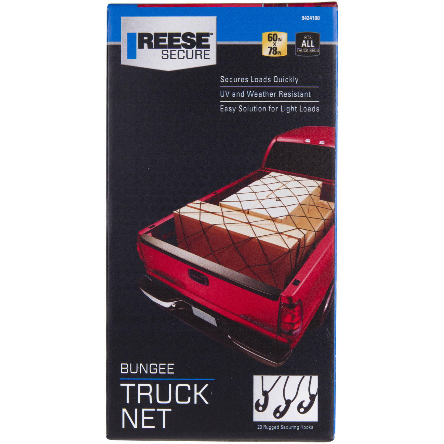 Reese Secure Carry Power Bungee Truck Net - image 4 of 4