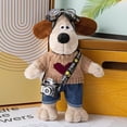 thumbnail image 3 of Nuevo protector de hombro para cinturón de seguridad de coche de peluche de Wallace y Gromit, bonito muñeco de peluche ajustable de dibujos animados, accesorios de decoración para coche, regalo, 3 of 5