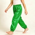 thumbnail image 3 of MexChoioe Big Kids Sequin Jogger Pants Elastic Waist Cuffed Ankle Pockets Festival Party Casual Pants for Boys and Girls, 3 of 4