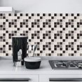 thumbnail image 2 of 24 Pcs Rectangle Decorative Adhesive Tile Stickers for Bathroom and Kitchen Decoration Stickers, Gray, 2 of 5