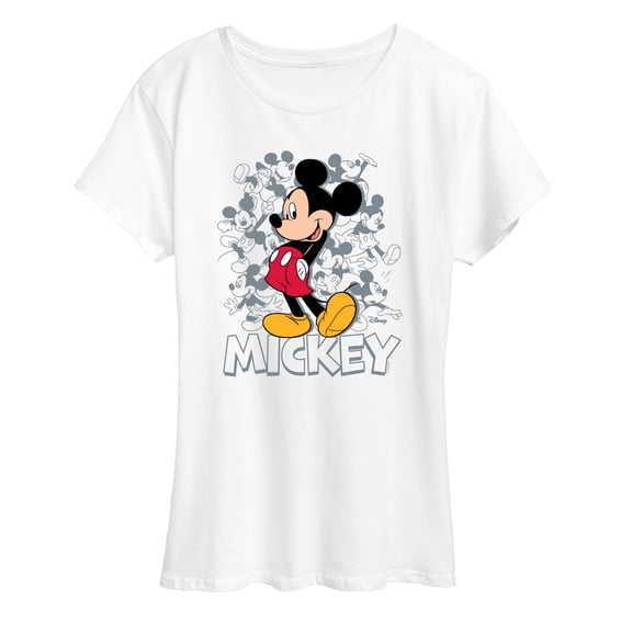 Disney - Mickey Cluster  - Women's Short Sleeve Graphic T-Shirt