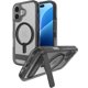 thumbnail image 1 of Funda ZAGG Santa Cruz para iPhone 16 con soporte, negra, 1 of 7