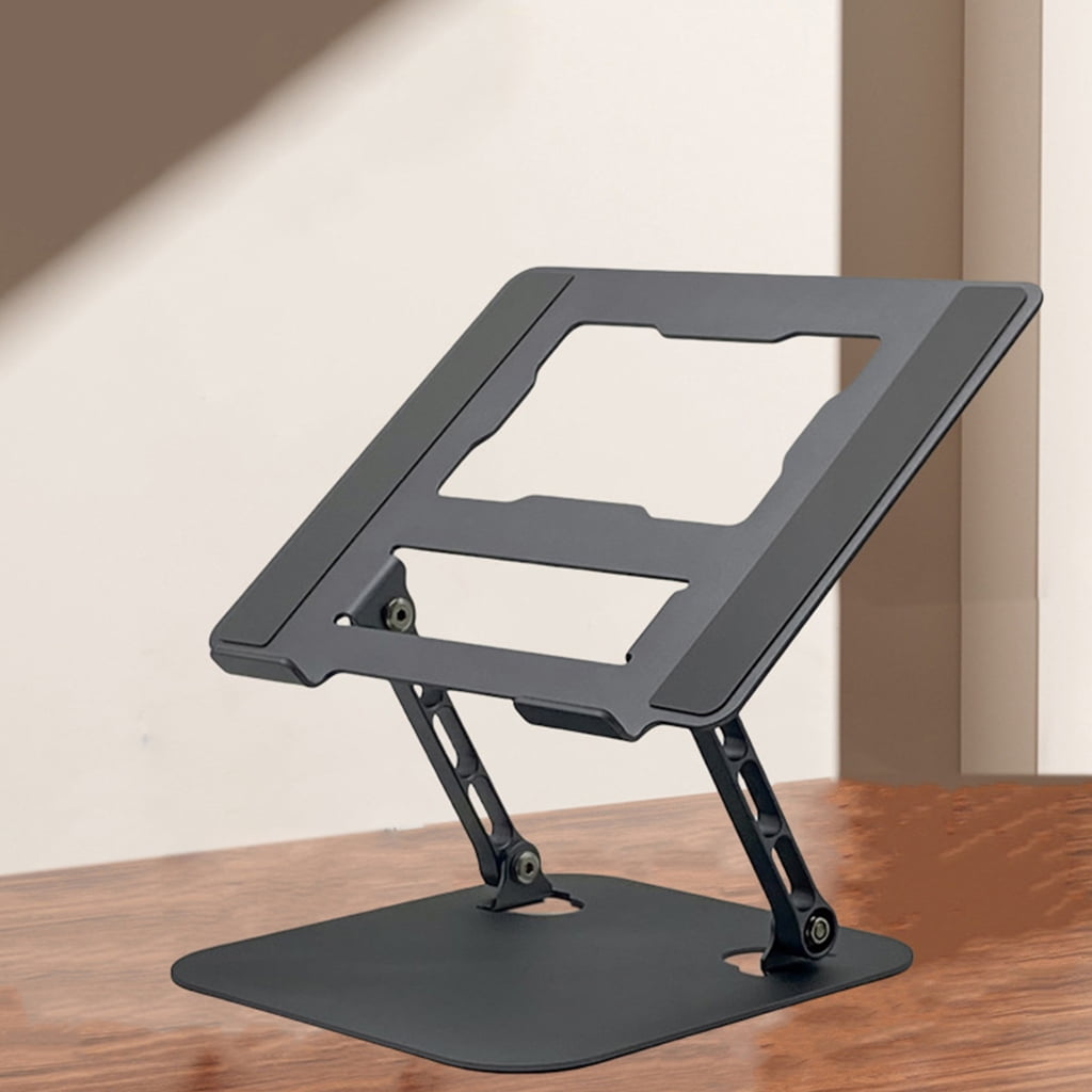 Adjustable Laptop Stand for Desk Metal Foldable Laptop Risers Portable Laptop Holder Mount Cooling Computer Notebook