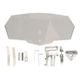 thumbnail image 1 of Motorcycle Clear Windshield High Clarity Impact Resistant Universal Windscreen for Motorbikes Transparent, 1 of 5