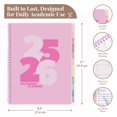 thumbnail image 2 of Rileys & Co Planner 2025-2026 Academic Year, 12-month Chunky Weekly Planner (8.5 x 11 inch, Pink), 2 of 5