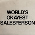 thumbnail image 2 of CafePress - World's Okayest Salesperson Cap - Adjustable 100% Brushed Unisex Casual Cotton Baseball Cap, Beige, 1, 2 of 2
