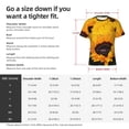 thumbnail image 4 of Rocae Flower Bush Sunflower for Men's Moisture-Wicking Crew Tee - T-Shirt for Sports, Outdoor Activities, and Casual WearMedium, 4 of 9