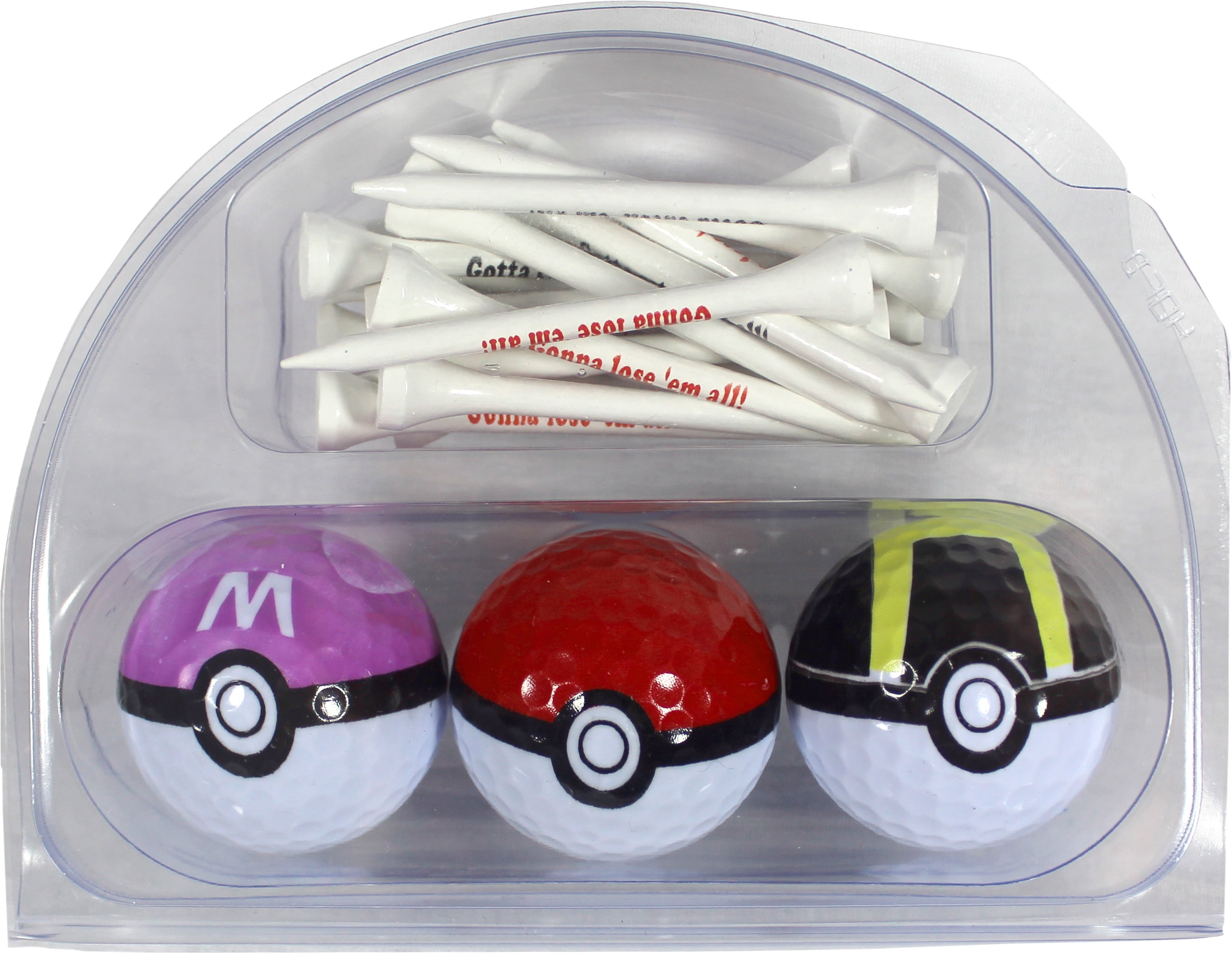 Go ball, Ultra Ball, Mega Ball Golf Set 3 Balls and 20 Tees 2 Golf