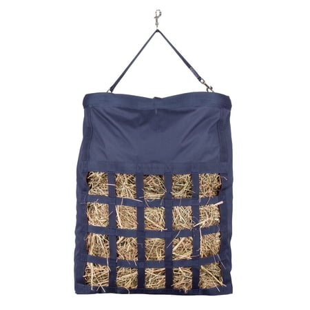 Dura-Tech Double Sided Slow Feed Hay Bag for Horses | Size X-Large | Color Navy