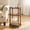 Walnut, variant on Maliowa 3-Tier Small Side Table, Oval End Table with Spindle Legs, Accent Night Stand with Storage Shelf for Living Room Bedroom Narrow Spaces, Walnut