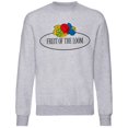 thumbnail image 1 of Fruit of the Loom - Jersey Vintage Large Logo Impreso Set-In para Adultos Unisex (Gris Jaspeado), 1 of 2