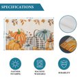 thumbnail image 6 of Vintage Pumpkin Fall Placemats Set of 2, Thanksgiving Weeping Maple Leaves Washable Wipeable Table Mats for Dining Tables, Indoor Outdoor Kitchen Place Mats for Holiday Party Table Decor, 6 of 9