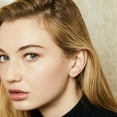 thumbnail image 4 of KISPER 18K Gold Plated Cubic Zirconia Ear Crawler Climber Earrings, 4 of 6