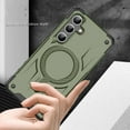 thumbnail image 5 of Designed for Samsung Galaxy A26 5G - Compatible with MagSafe Support Wireless Charging Rugged Shockproof Anti-Slip Military Grade Protective Phone Cover for Samsung Galaxy A26 5G, Armygreen, 5 of 7