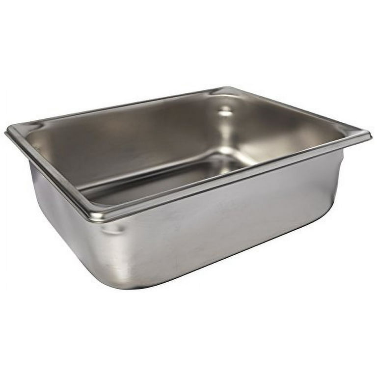 Full-size 6-inch-deep Super Pan V perforated stainless steel steam