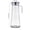 Clear, L, variant on LNOGEUPG Large Plastic Water Pitcher with Stainless Steel Lid Cold Water Kettle BPA Free, Dishwasher Safe Water, Tea, Juice Containers with Lids for Fridge