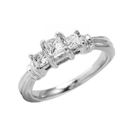 Ladies 0.48 Carat Diamond 950 Platinum Ring