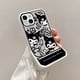 thumbnail image 2 of Bonita funda de teléfono con soporte familiar kuromi Sanrio para iPhone 14 13 12 11 Pro Max PLUS Melody, funda de TPU suave a prueba de golpes Y2k, regalo para niñas xuanjing  unisex, 2 of 2