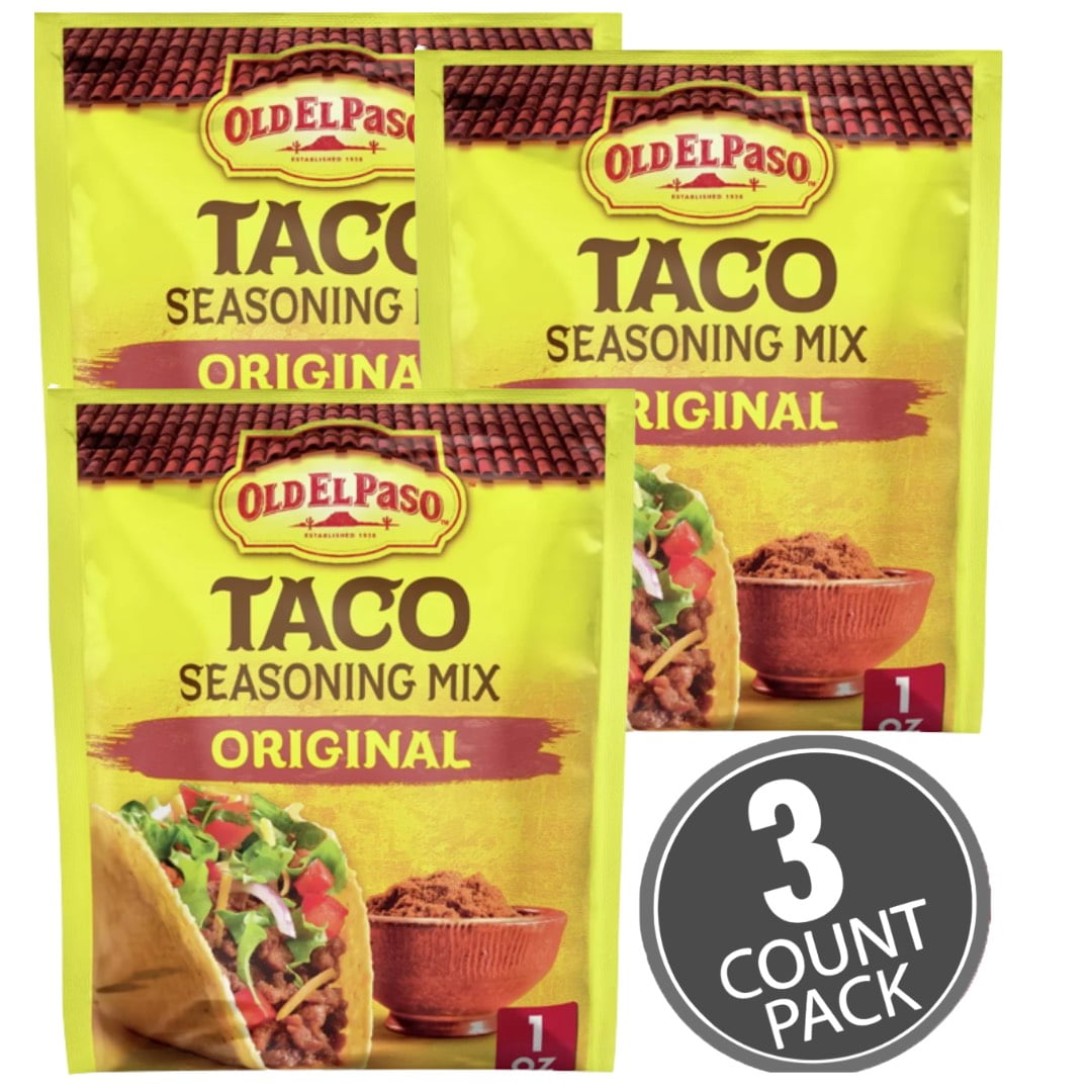Old El Paso Taco Seasoning Mix Original 1 oz (pack of 3)