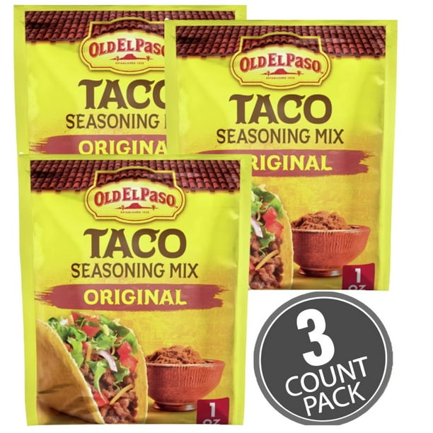 Old El Paso Taco Seasoning Mix Original 1 oz (pack of 3)