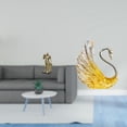 thumbnail image 2 of Figura de caballero con cisne, estatua de resina, escultura decorativa coleccionable, figura de escritorio, artesanía ideal para bodas, fiestas, decor, 2 of 8
