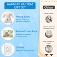 thumbnail image 4 of Set de regalo de bautismo Sawnfay con forma de conejo rezando y libro de bendiciones de 18 cm, 4 of 6