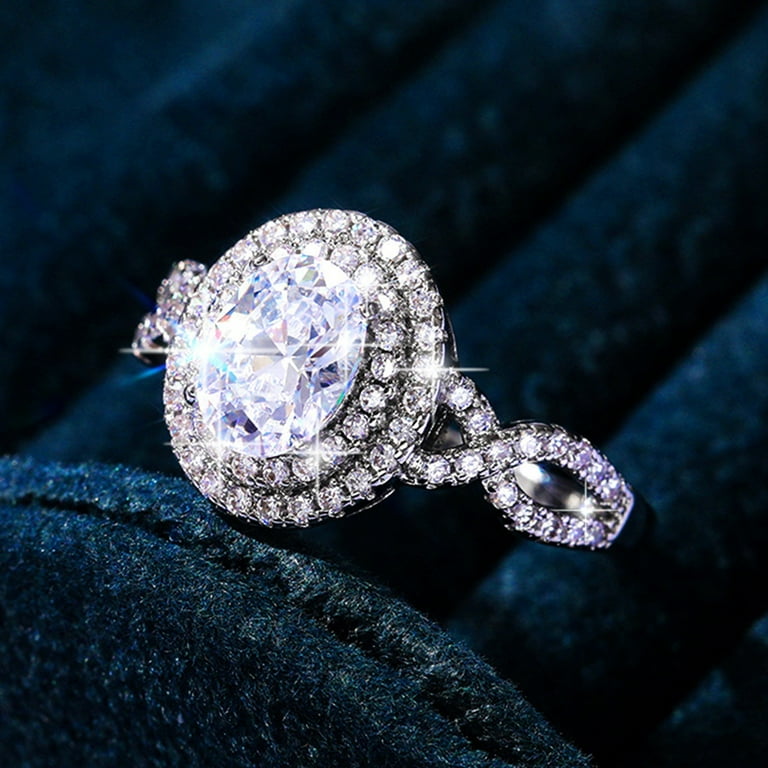Large round engagement rings sale