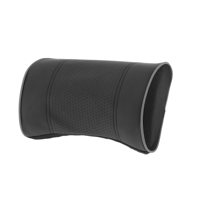 Cojín para el cuello del automóvil, cojín para reposacabezas de asiento de automóvil, cojín para el cuello y la espalda, espuma viscoelástica, negro y gris
